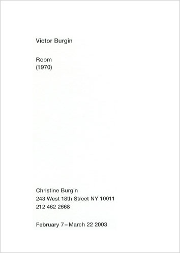 victor burgin