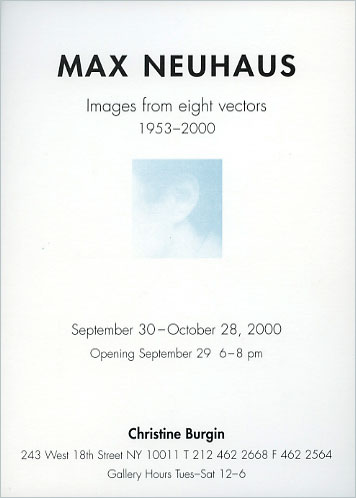 max neuhaus